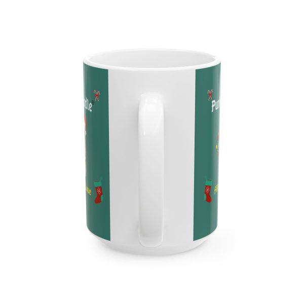 PunkerDoodle® " Filled with Love" Ceramic Holiday Mug, (11oz, 15oz) - Image 3