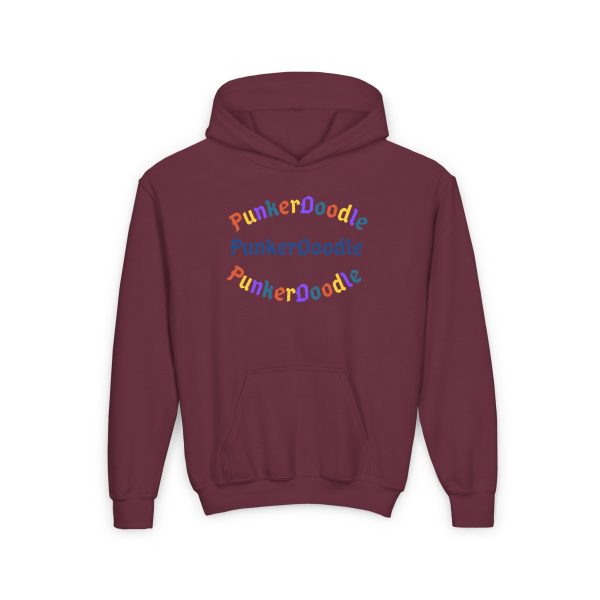 PunkerDoodle® Youth Heavy Blend Hooded Sweatshirt - Image 5