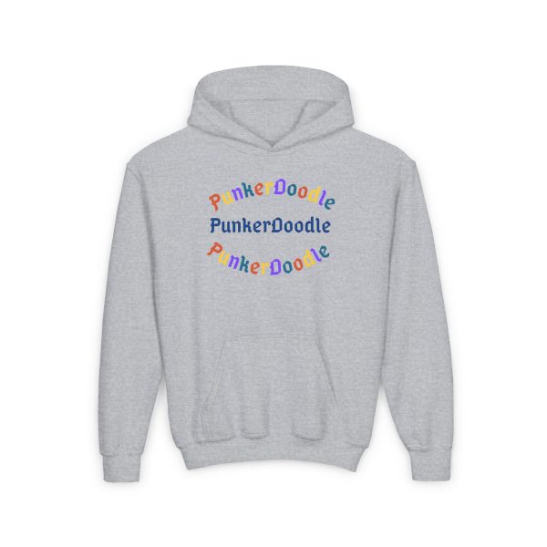 PunkerDoodle® Youth Heavy Blend Hooded Sweatshirt - Image 3