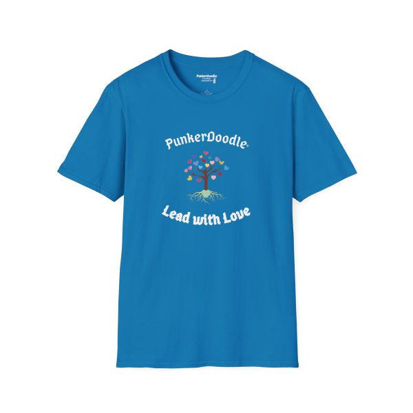 PunkerDoodle® Unisex Softstyle T-Shirt "Lead with Love" - Image 6